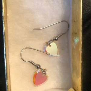 Dangle Heart Earrings